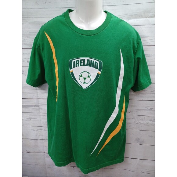 Simple for Sport Irish T Shirt Ireland T Shirt Mens Green Sz M Short Sleeve - Picture 1 of 7